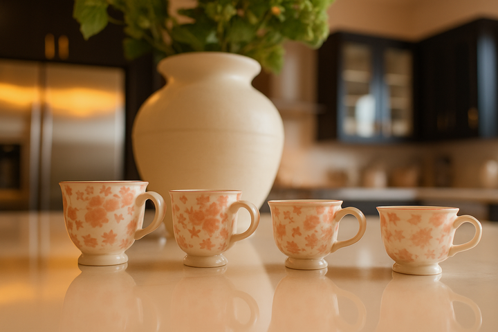 Measured with Love-teacup measuring set