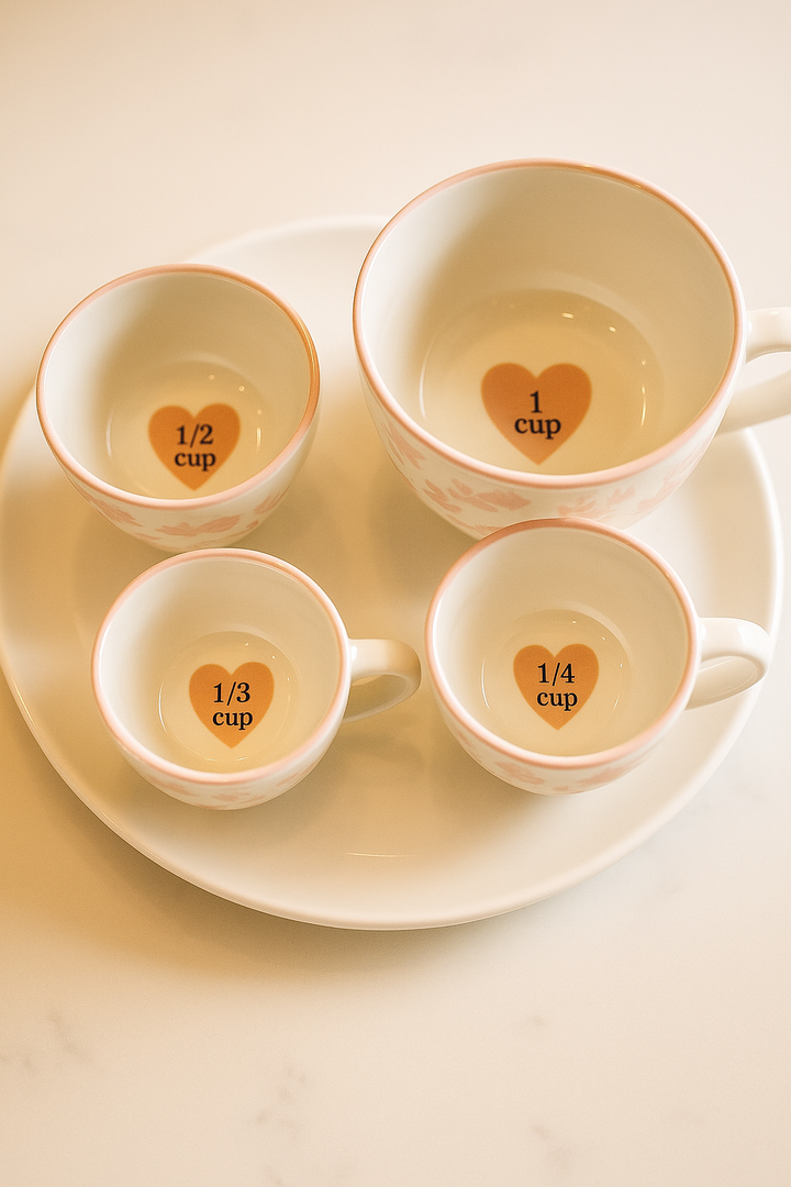 Measured with Love-teacup measuring set